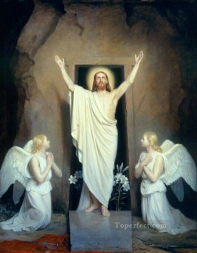 Carl Heinrich Bloch Painting - The Resurrection Carl Heinrich Bloch